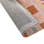 Teppich mehrfarbig geometrisches Muster 140 x 200 cm YOMRA