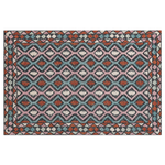 Teppich Wolle mehrfarbig 140 x 200 cm HAYMANA