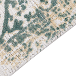 Teppich Viskose beige / grün 160 x 230 cm orientalisches Muster Kurzflor BOYALI