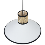 Hängelampe MANTUA Rattan Weiss