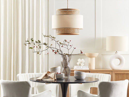 Hängelampe YUMURI Rattan Hellbeige