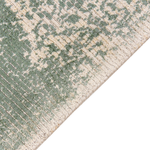 Teppich Viskose grün / beige 160 x 230 cm cm orientalisches Muster Kurzflor AKARSU