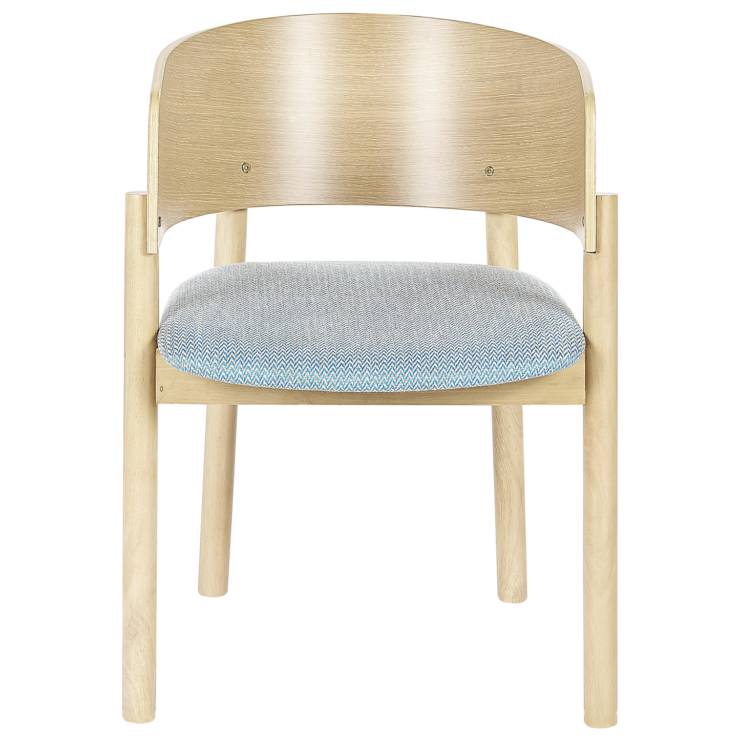 Esszimmerstuhl 2er Set Heller Holzfarbton MARIKANA