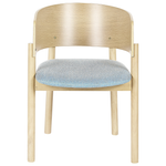 Esszimmerstuhl 2er Set Heller Holzfarbton MARIKANA