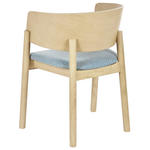 Esszimmerstuhl 2er Set Heller Holzfarbton MARIKANA