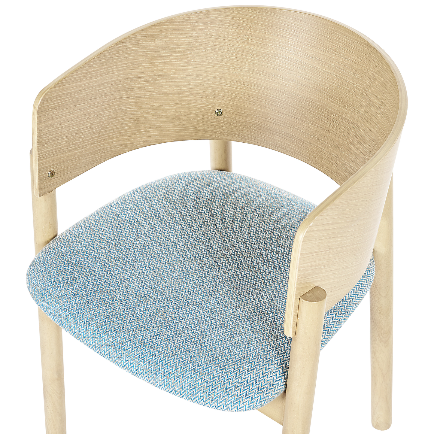 Esszimmerstuhl 2er Set Heller Holzfarbton MARIKANA