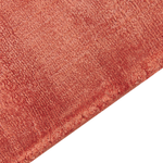 Teppich Viskose orange 140 x 200 cm Kurzflor GESI II