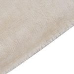 Teppich Viskose hellbeige 80 x 150 cm Kurzflor GESI II
