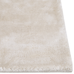 Teppich Viskose hellbeige 160 x 230 cm Kurzflor GESI II