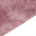 Teppich Viskose rosa 160 x 230 cm Kurzflor GESI II