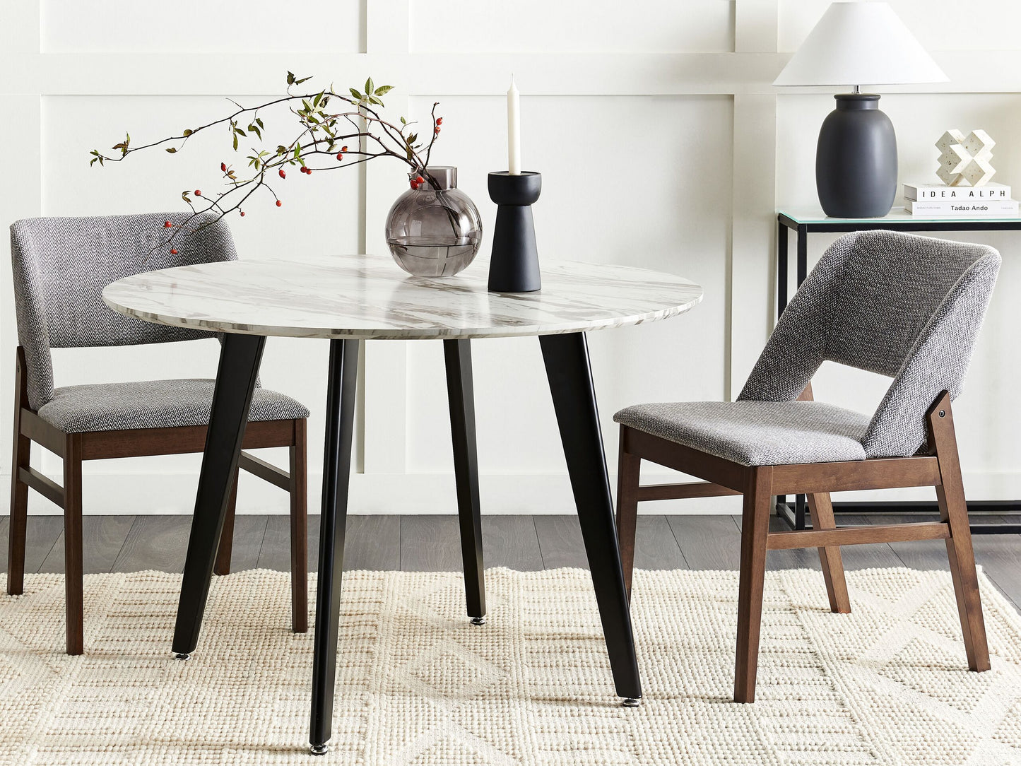 Esszimmerstuhl 2er Set BELLA Hellgrau