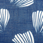 Dekokissen 2er Set DANDELION 45 x 45 cm Dunkelblau Pflanzenmuster