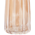 Blumenvase OKTONIA Glas 22 cm Orange