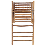 Bistro Set klappbar SAVELLETRI Holz Braun