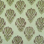 Dekokissen 2er Set RUNGIA Samtstoff 45 x 45 cm Grün Blumenmuster