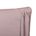 Dekokissen 2er Set ROMNEYA Samtstoff 45 x 45 cm Rosa Blumenmuster