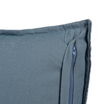 Kissen 2er Set Blockdruck Baumwolle Dunkelblau SESELI 45 x 45 cm