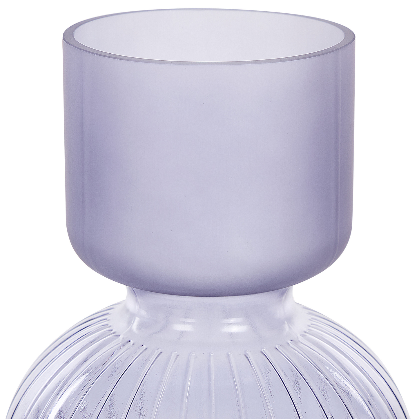 Blumenvase THETIDIO Glas 26 cm Violett