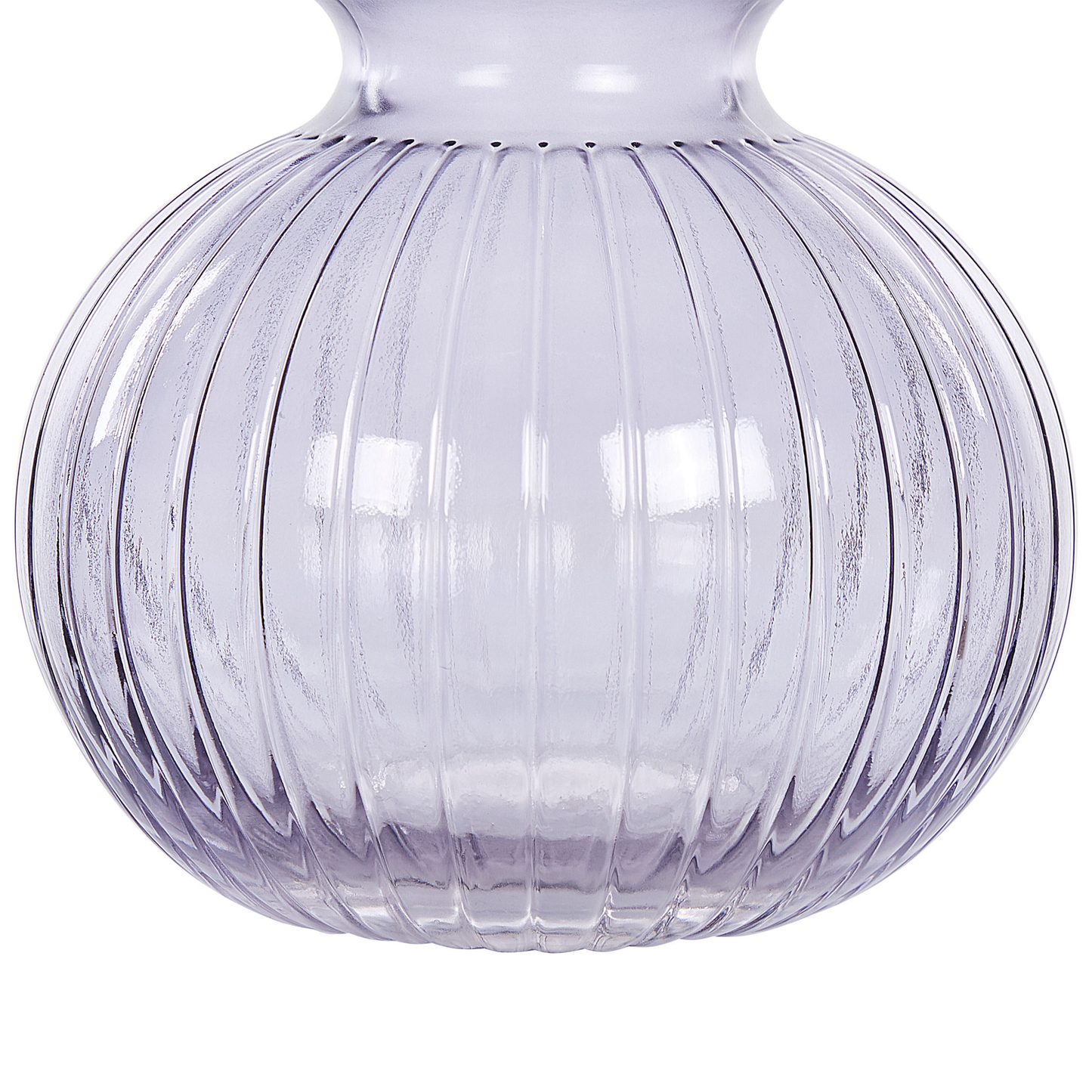 Blumenvase THETIDIO Glas 26 cm Violett