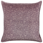 Dekokissen 2er Set KALMIA Samtstoff 45 x 45 cm Rosa Blumenmuster