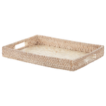 Dekotablett Rattan natürlich 2er Set NDEBELE