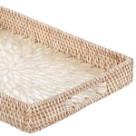 Dekotablett Rattan natürlich 2er Set NDEBELE