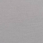 Dekokissen 2er Set GLABRA Leinen 45 x 45 cm Grau Ohne Muster