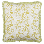 Dekokissen 2er Set FILIX Baumwolle 45 x 45 cm Grün Blumenmuster