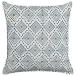 Dekokissen 2er Set CORDATA Baumwolle 45 x 45 cm Blau Orientalisches Muster