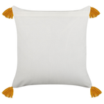 Dekokissen 2er Set BILOBA Baumwolle 45 x 45 cm Gelb Blumenmuster