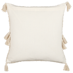 Dekokissen AVIUM Baumwolle 45 x 45 cm Hellbeige Geometrisches Muster