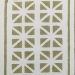 Dekokissen SYRINGA Baumwolle 45 x 45 cm Grün Geometrisches Muster