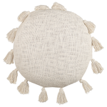 Dekokissen 2er Set MADIA Baumwolle 45 x 45 cm Hellbeige Ohne Muster