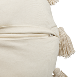 Dekokissen 2er Set MADIA Baumwolle 45 x 45 cm Hellbeige Ohne Muster