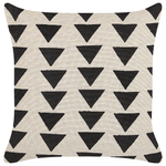 Dekokissen 2er Set CERCIS Baumwolle 45 x 45 cm Beige Geometrisches Muster