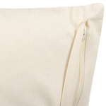 Dekokissen 2er Set CERCIS Baumwolle 45 x 45 cm Beige Geometrisches Muster