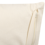 Dekokissen 2er Set MYRICA Baumwolle 45 x 45 cm Weiss Geometrisches Muster