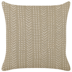 Dekokissen 2er Set SENECIO Baumwolle 45 x 45 cm Beige Geometrisches Muster