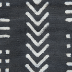 Dekokissen BENZOIN Baumwolle 45 x 45 cm Schwarz Geometrisches Muster