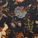 Dekokissen RAMONDA Samtstoff 45 x 45 cm Bunt Blumenmuster