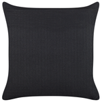 Dekokissen 2er Set RICINUS Samtstoff 45 x 45 cm Schwarz Orientalisches Muster