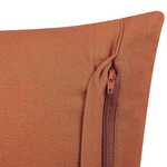 Dekokissen ALBIUM Baumwolle 55 x 35 cm Orange Geometrisches Muster