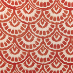 Dekokissen RHUS Baumwolle 45 x 45 cm Rot Geometrisches Muster