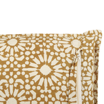 Dekokissen CEIBA Baumwolle 45 x 45 cm Beige Geometrisches Muster