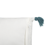Dekokissen 2er Set CORNUS Baumwolle 45 x 45 cm Blau Blumenmuster