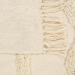 Kuscheldecke KHARI Baumwolle 125 x 150 cm Hellbeige