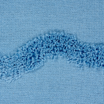 Kuscheldecke KHARI Baumwolle 125 x 150 cm Hellblau
