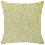 Dekokissen 2er Set PILEA Webpelz 45 x 45 cm Hellgrün Ohne Muster