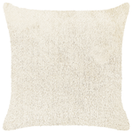 Dekokissen Kunstfell hellbeige 45 x 45 cm 2er Set PILEA