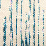 Dekokissen Streifenmuster Baumwolle beige/blau 45 x 45 cm RIVINA